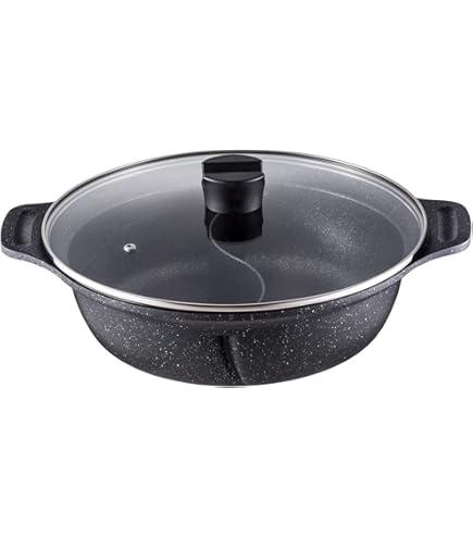 Amazon｜パール金属 鍋 三食鍋 28cm IH対応 ふっ素加工 ガラス蓋付