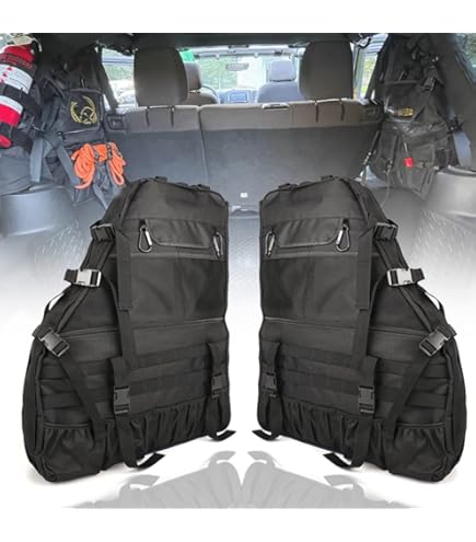 Amazon.co.jp: Fancemot ロールバー収納バッグ 2パック 2007-2024 Jeep