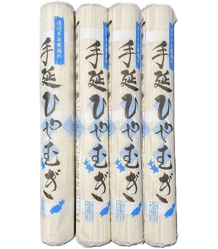大矢知伝承の味　金魚印 老舗古市典男製麺所謹製　手延ひやむぎ 40束　大容量 Amazon.co.jp: 金魚印 大矢知伝承の味 手延ひやむぎ, 225g×10束 古市
