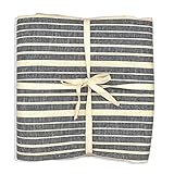 生地 インド綿 インドヘビーコットン カラー カットクロス 約140cm×100cm 1枚入 4 ネイビー系ボーダー 51316-1 手芸 ハンドメイド用品