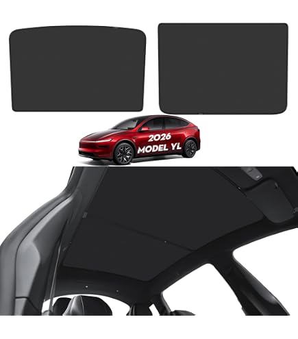 Amazon | For テスラ モデル YL 用 サンシェード ModelYL 全窓対応