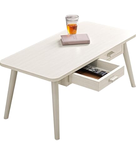 Amazon.co.jp: 萩原 テーブル ローテーブル 収納付き センターテーブル  