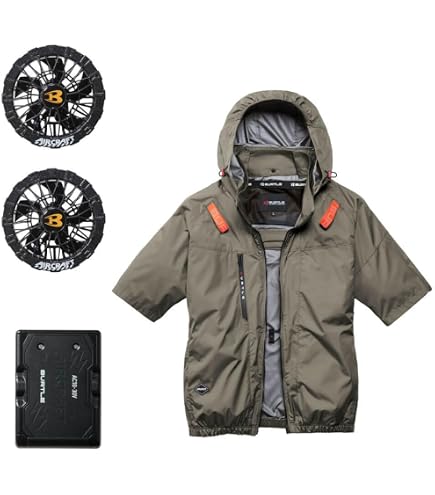 Amazon.co.jp: BURTLE Aircraft Battery Fan Set AC360 Li-ion Battery