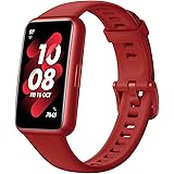 HUAWEI スマートウォッチ Band 7 フレイムレッド 【日本正規代理店品】 iOS/Andriod対応 LEA-B19