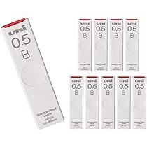 Amazon.co.jp: 三菱鉛筆 シャープペン芯 uni ユニ 0.5 B 10個 ハコ