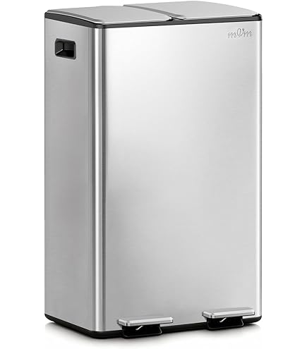 Amazon｜DEPOS デポス ゴミ箱 ステンレス ダストボックス 分別 20L×2