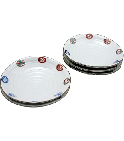 Amazon.co.jp: 有田焼 鍋島華山 唐子柄お皿セット : ホーム＆キッチン