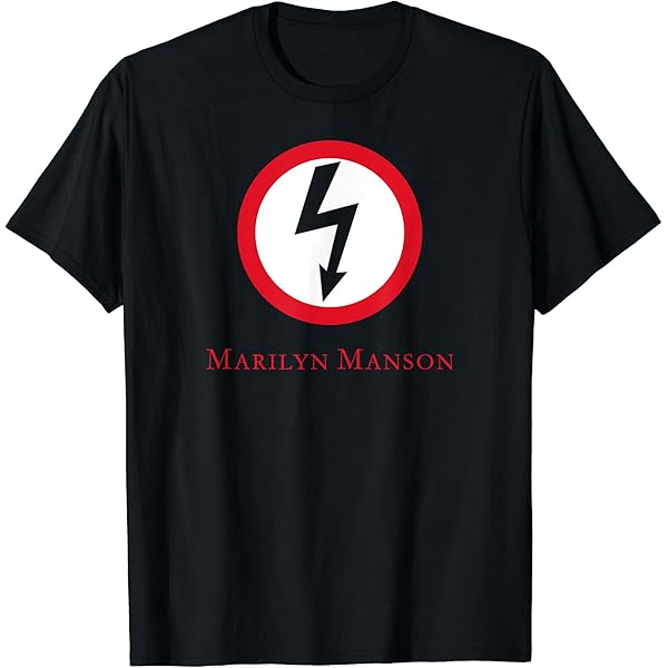 Amazon | Marilyn Manson – Logo Tシャツ | Tシャツ・カットソー