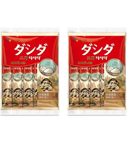 Amazon.co.jp: CJ ダシダ 牛肉だしの素(8g×12本)×2袋 : 食品・飲料・お酒