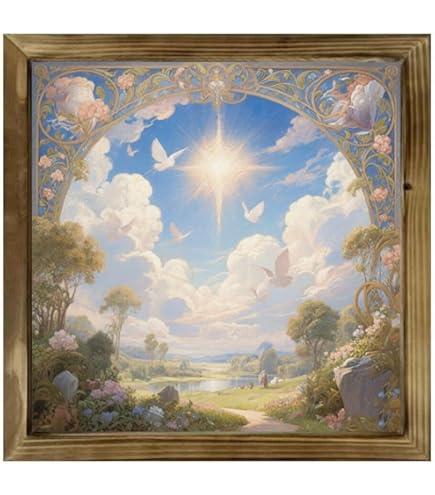 ベルリンの風の天使　油絵キャンパスの壁飾り 71l5yASjjmL._UF350,350_QL80_.jpg