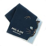 [Paul & Joe] ポール＆ジョー レディース ミニ ガーゼハンカチ (ネイビー) キャット [綿100％] 婦人 ハンカチーフ 20cm ポールアンドジョー ACCESSOIRES 107082-0502-62