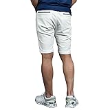 COMON GOLF(コモンゴルフ) ゴルフウェア メンズ ゴルフパンツ ストレッチ ゴルフ ショートパンツ ハーフパンツ 接触冷感 スーパーストレッチ ショーツ 短パン 半ズボン 春夏 春 夏 CG-NF151 3XL オフホワイト