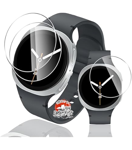 Amazon | 【3枚セッ-高 品質】40mm 直径 腕時計 円型 ガラス