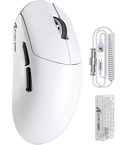 【新品】ATTACK SHARK R5 ultra ホワイト ゲーミングマウス Amazon | ATTACK SHARK R5 Ultra カーボンファイバーゲーミング