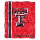 テキサスTechレッドRaiders NCAA Sherpa Throw (ジャージーシリーズ) ( 50in X 60 In ) by Northwest