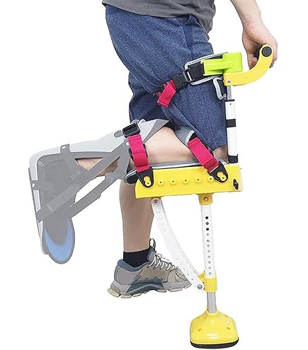 Amazon.co.jp: 骨折用片松葉杖 高齢者用滑り止め杖付き 四つ足コーナー