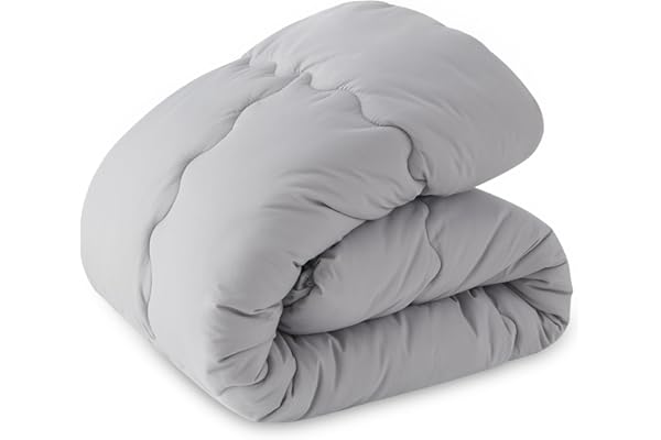 クモリ(Kumori) 掛け布団 シングル オールシーズン 軽量 洗える 「TEIJIN 抗菌消臭中棉」 秋冬 2.3kg 暖かい ふんわり 柔らかい ほこりが出にくい 保温 通気 掛けふとん 年中使える グレー 150X210cm