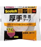 Amazon | 寺岡製作所 粗面用 厚手 布両面テープ 幅25mmX長さ15m No.712