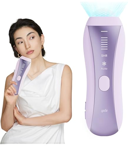 Amazon | yete 脱毛器 冷感脱毛器 光脱毛器 家庭用脱毛器 フラッシュ