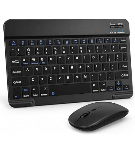 Amazon.co.jp: Bluetoothキーボードマウスセット i-Pad対応キーボード