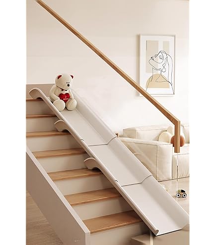 Amazon.co.jp: 階段スライド 4個パック モジュラー 屋内スライド 自宅