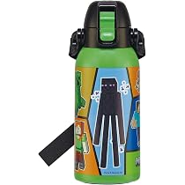 Amazon｜スケーター(Skater) 水筒 子供用 直飲み 600ml マインクラフト