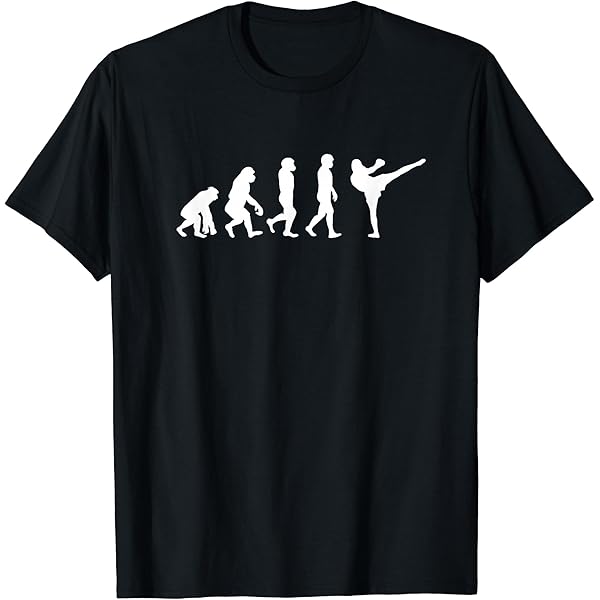 Amazon | キックボクシング エボリューション 格闘技 面白い Tシャツ