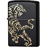 ZIPPO(ジッポー) ライター ブラック タイガー & ドラゴン 2面エッチング 2BKG-TIGER
