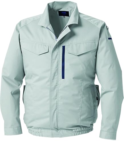 Amazon.co.jp: 空調服 服単体 綿・ポリ混紡制電空調服 KU91710