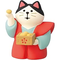 Amazon.co.jp: デコレconcombre 鬼っこ猫 恵方巻 約26×33×h43 ZFK