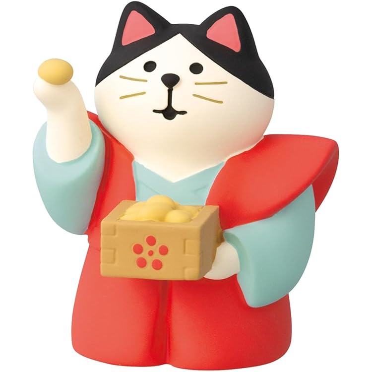 Amazon.co.jp: デコレconcombre 鬼っこ猫 恵方巻 約26×33×h43 ZFK