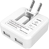 USB コンセント充電器 usbコンセント 薄型 12W 2.4A 急速 ACアダプター 新型 コンパクト Ewin USB×2ポート スマホ充電器 折り畳み式プラグ Smart IC 搭載 ミニ 超軽量iPhone&Android usb充電器 そ