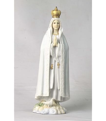 Amazon.co.jp: ファティマの聖母 マリア像 高さ18cm : ホーム＆キッチン