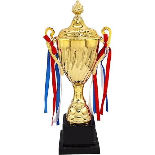 Hyack トロフィー 優勝カップ ゴルフ リボン付き コンテスト 景品 スポーツ 大会 イベント [並行輸入品]