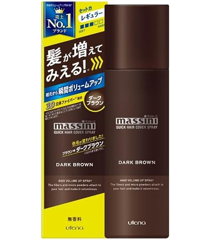 Amazon | ＜お得な4本パック＞マッシーニ クイックヘアカバースプレー