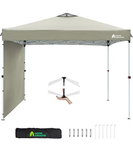 Amazon | HomeGround 【2026年最新】 蚊帳付き タープテント