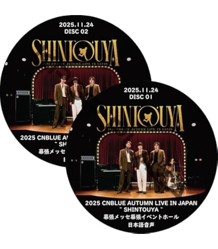 Amazon.co.jp: CNBLUE DVD 2025 CNBLUE LIVE - VOYAGE into X IN JAPAN