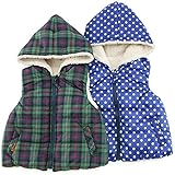 【アウトレット】 La Chiave リバーシブルベスト(80～130cm) キムラタンの子供服 ブルー 90 ( 53323x53523-143 )