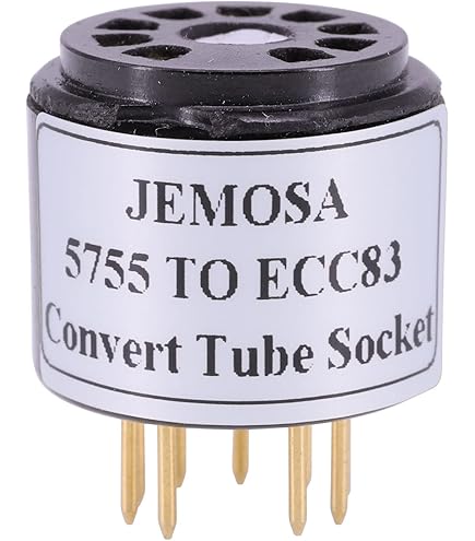 Amazon | JEMOSA 12AX7 ECC82 ECC83 12AU7 変換 6SN7 6SL7 6N8P 6N9P