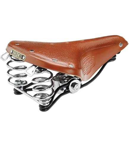 Amazon | BROOKS(ブルックス) レザーサドル ダブルスプリングつき 乗り