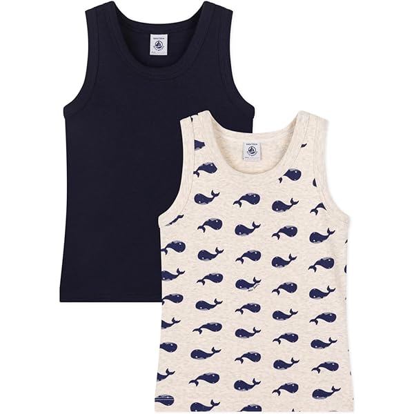 Amazon | [プチバトー] タンクトップ2枚組 A0A8EB マルチカラー