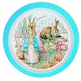 Petit Jour Peter Rabbit Blue Melamine Plate by Petit Jour