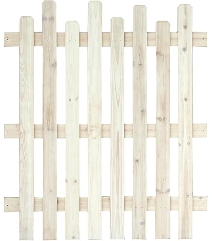 Amazon.co.jp: vidaXL ガーデンフェンス 5点セット 亜鉛メッキ鋼