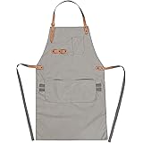 まがり堂【キッチンからDIYまで大活躍！ワーキングエプロン】(男女兼用/選べる5色)【浅灰色/ライトグレー】