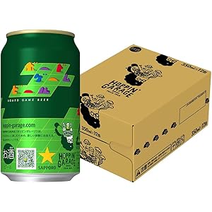 サッポロビール HOPPIN' GARAGE (ホッピンガレージ) ボードゲームビール 350ml × 12缶 ホワイト…