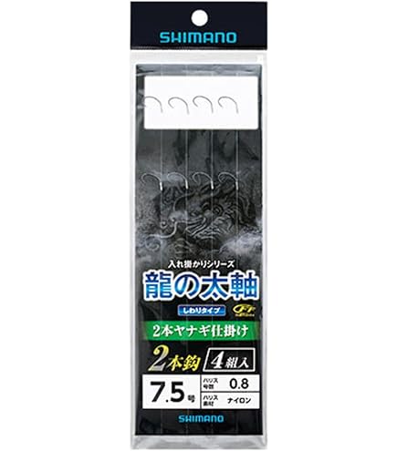 Amazon | シマノ(SHIMANO) 鮎仕掛け 龍のチラシ(太軸) 3本鈎4組入 RG