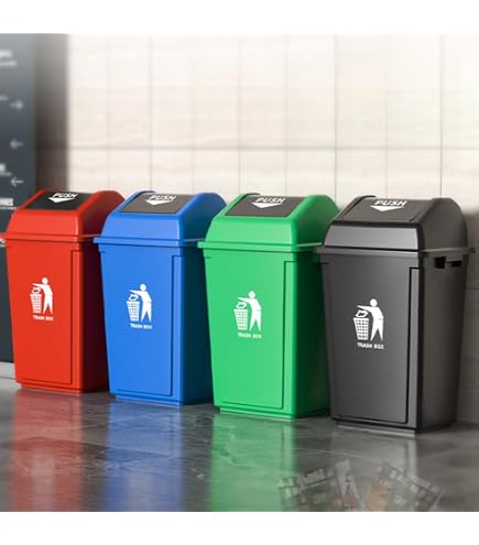 Amazon｜20L STORAGE BOX / 7UP-RED ダストボックス ごみ箱 7UP セブン