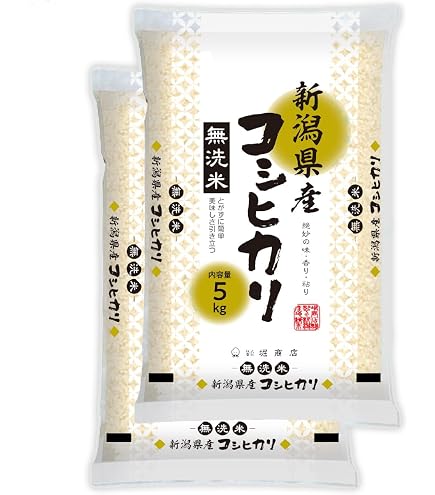 Amazon.co.jp: 令和7年産 無洗米 新潟産新之助 五ツ星お米マイスター