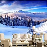 Sproud 大規模なカスタム壁紙雪シーンリビングルームの Tv の背景 Papel De Parede 3 D パラサラ Atacado 壁紙 250 Cmx 175 Cm