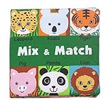 US輸入 メリッサ アンド ダグ 動物ミックス ＆ マッチ 英語 布えほん 赤ちゃん おもちゃ [並行輸入品]